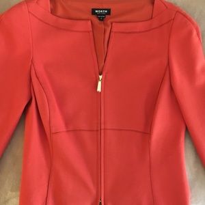 Worth New York Blaze Ponte Scuba Jacket